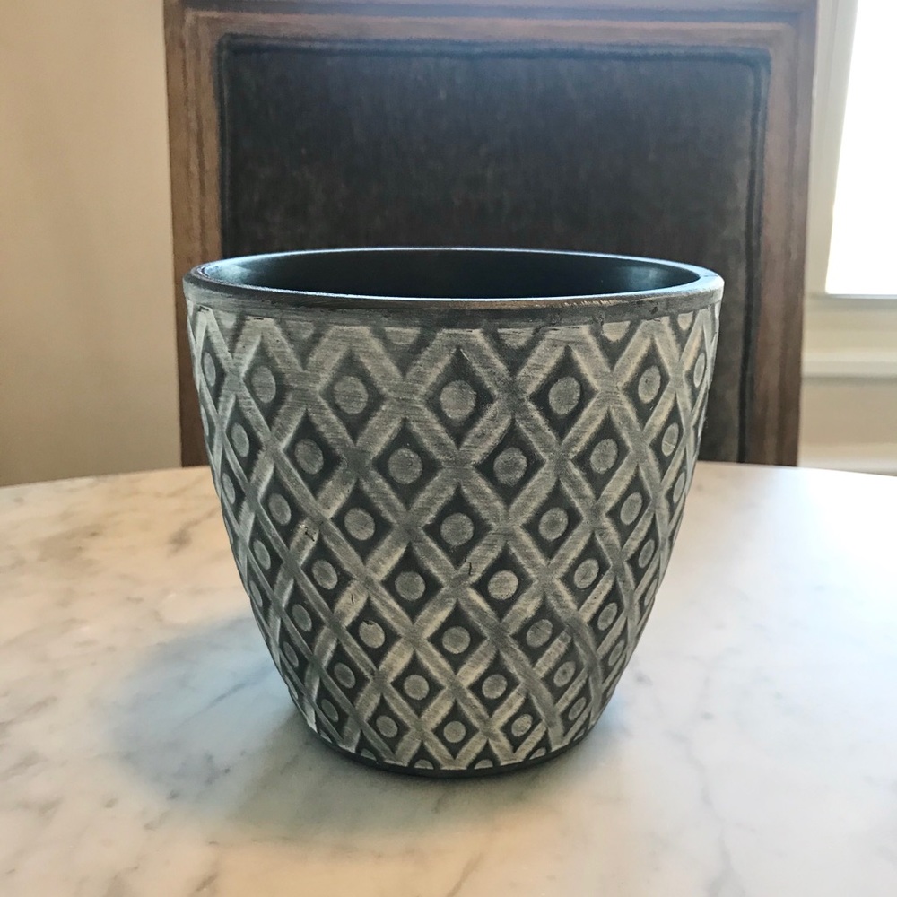 Small Grey Planter